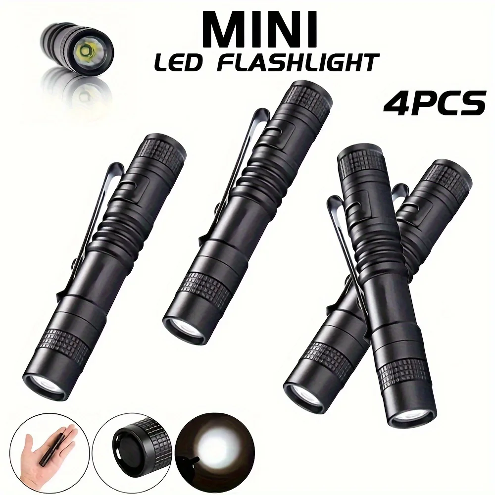 Outdoor Lighting Nearby - 1-4PCS Mini Portable LED Pen Light