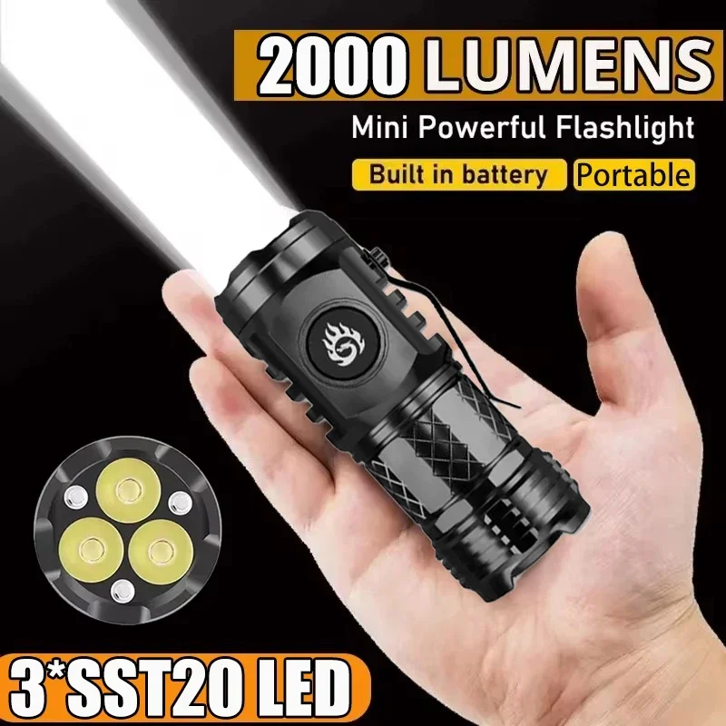 Outdoor Lighting Nearby - High Strong Power Tactical Flashlight 3LED