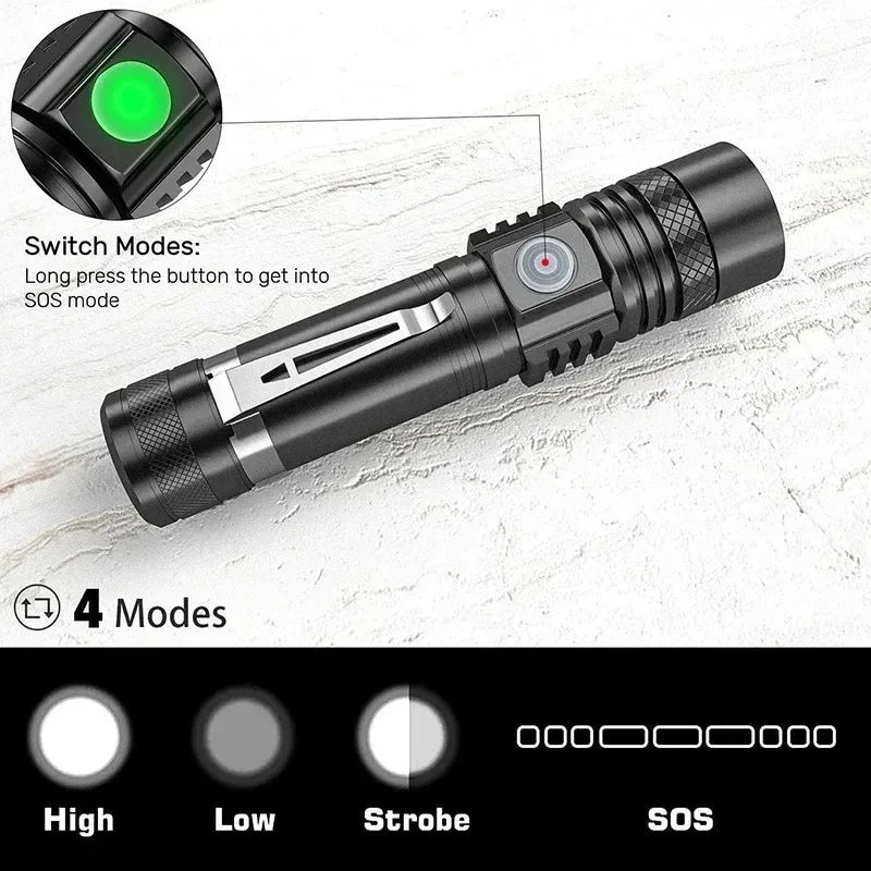 Rechargeable T6 Handheld Flash - Outdoor Lighting Nearby review and price