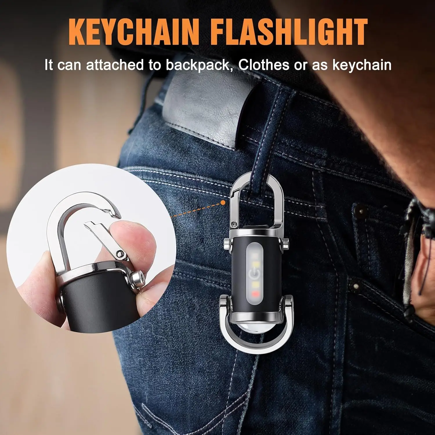 Mini Keychain Flashlight Recha - Outdoor Lighting Nearby review and price