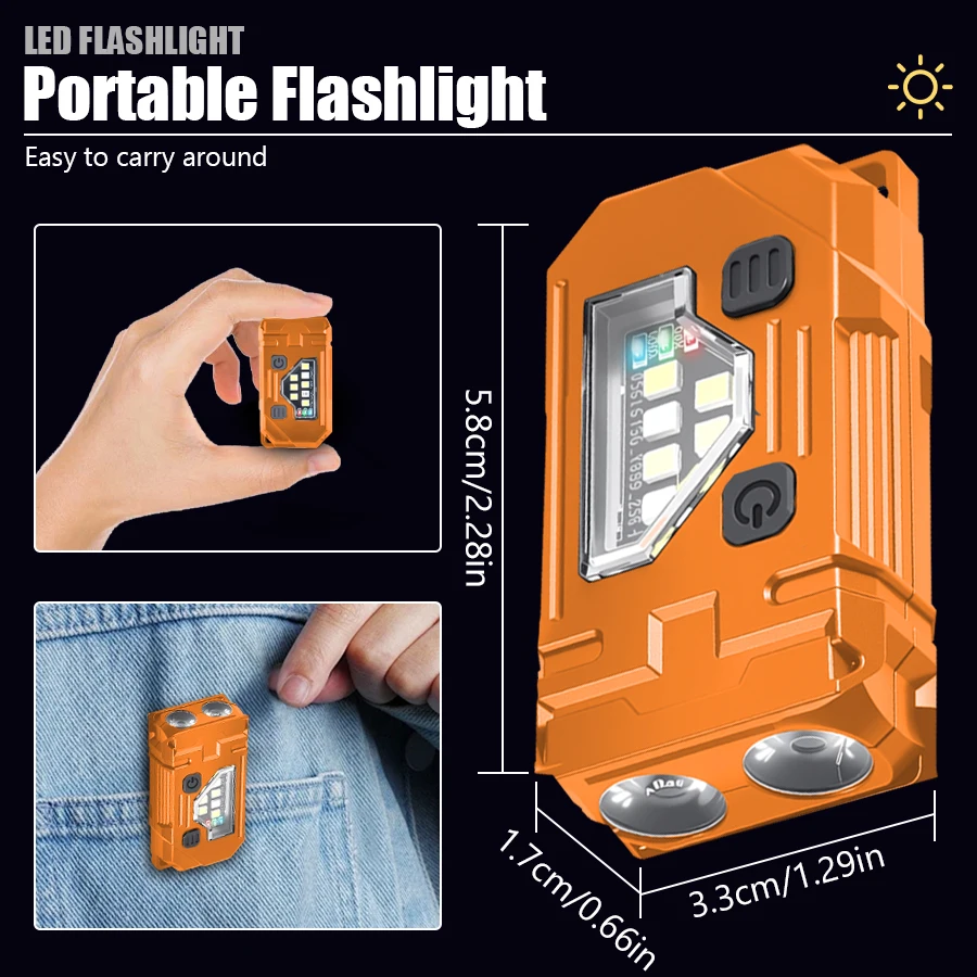 Mini Keychain EDC Flashlight R - Outdoor Lighting Lumen review and price
