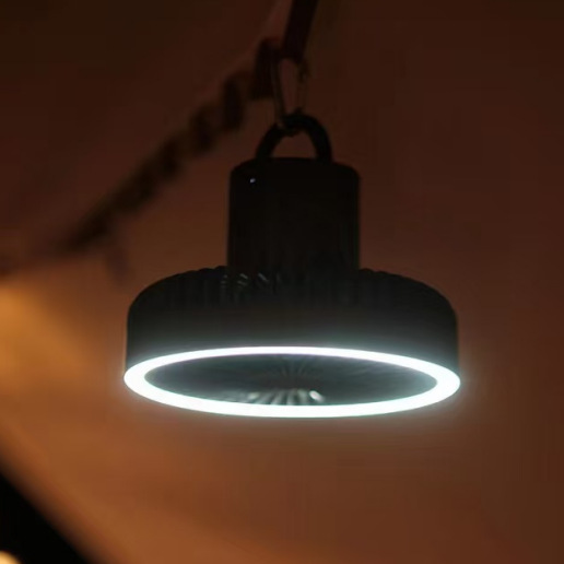 Portable Camping Fan with LED  - Outdoor Lighting Nearby review and price
