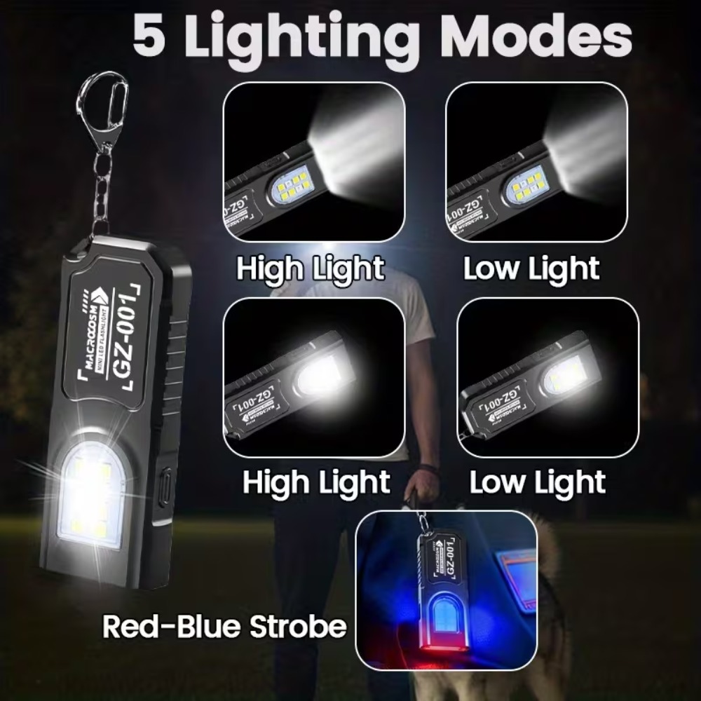 Mini COB LED Keychain Flashlig - Outdoor Lighting Lumen review and price